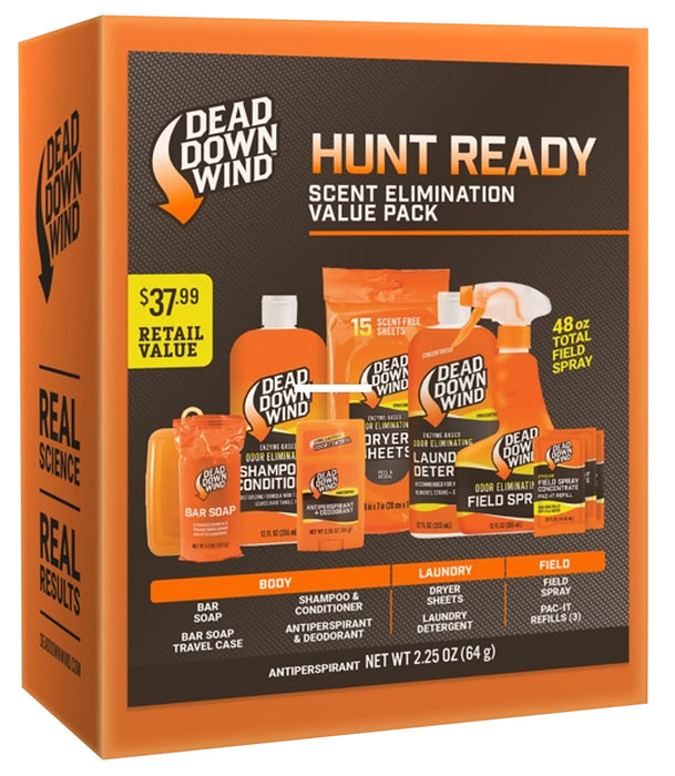 Dead Down Wind 2099 Hunt Ready Kit  Odor Eliminator 10 pieces