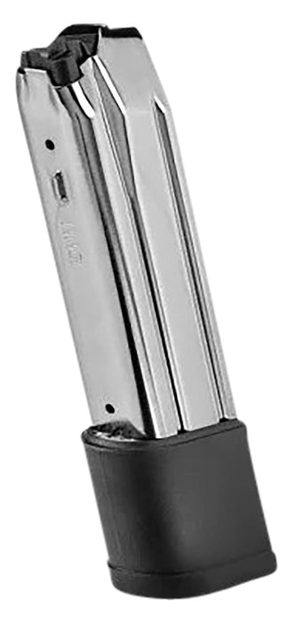 FN 20100732 510 Replacement Magazine 22rd 10mm Stainless Steel w/ Black Polymer Extended Floorplate Fits FN 510 Tactical