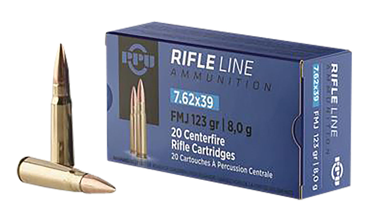 TR&Z PP739S Metric Rifle Rifle Line 7.62x39mm 123 gr Round Nose Soft Point 20 Per Box/ 50 Cs