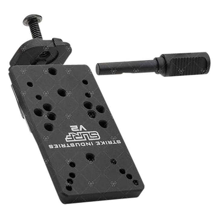 Strike Industries GSURFV2 Scorpion Universal Reflex Mount for Glock Version 2  Black Anodized