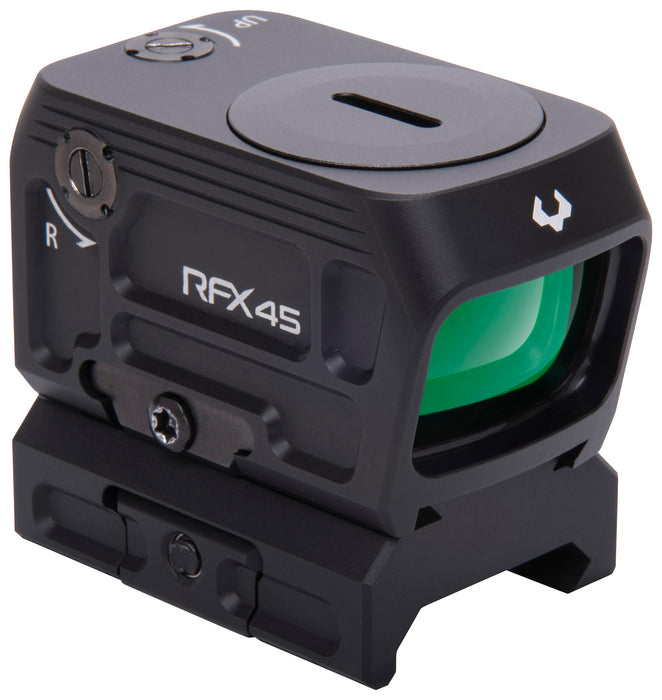 Viridian 9810059 RFX45 Closed Emitter Green Dot Sight  Black | 24 x 15.5mm 5 MOA Green Dot