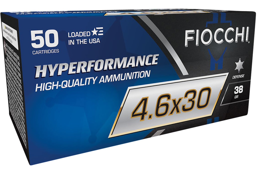 Fiocchi 46EXD Hyperformance Defense 4.6x30mm 38 gr Tipped Hollow Point (THP) 50 Per Box/ 20 Cs