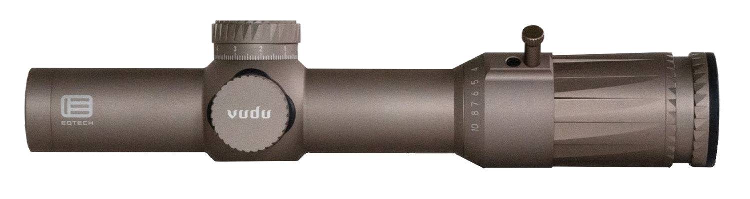 Eotech VDU110FFSR4TAN Vudu  Tan 1-10x28mm 34mm Tube, 1 MOA Illuminated Red SR4 MOA Reticle