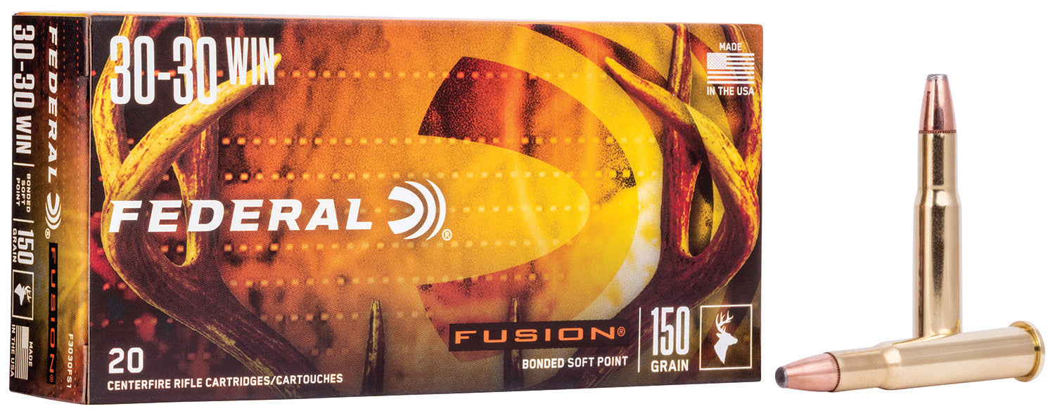 Federal F3030FS1 Fusion  30-30 Win 150 gr Fusion Soft Point 20 Per Box/10 Cs