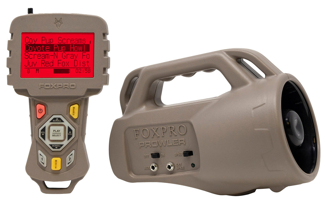 Foxpro PROWLER Prowler  Digital Call Attracts Predators Features TX433 Transmitter Tan ABS Polymer