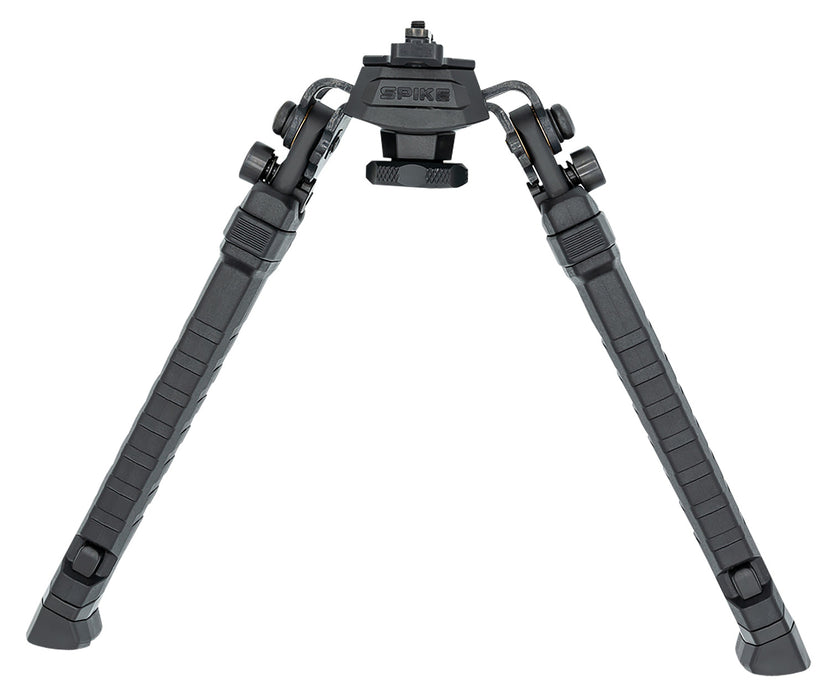 FAB Defense FXSPIKEB Spike Precision Bipod 7.09"- 11.42" Adj., Rotating & Tilting, Rubber Feet, Includes Leg Extensions, Picatinny Rail Compatible Black Polymer & Aluminum