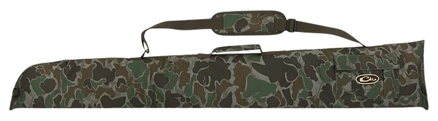 Drake Waterfowl DW3110037 Side-Opening Shotgun Case Exterior Choke Tube Pocket, Carry Handles/Adj. Strap, Hanging D-Ring