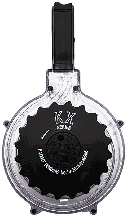 Kci Usa Inc KCIMZ036 AR-15  50rd Drum 5.56x45mm NATO Clear Polymer