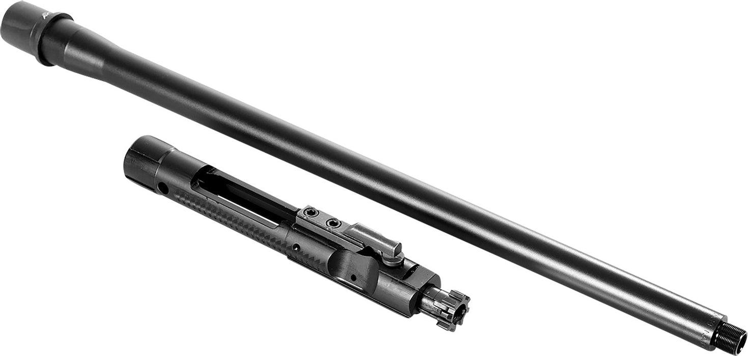 CMMG 99DE642 Replacement Barrel Kit with Bolt Carrier Group, 9mm Luger 16.10" Threaded, Black, Radial Delayed Blowback, Fits AR-Platform