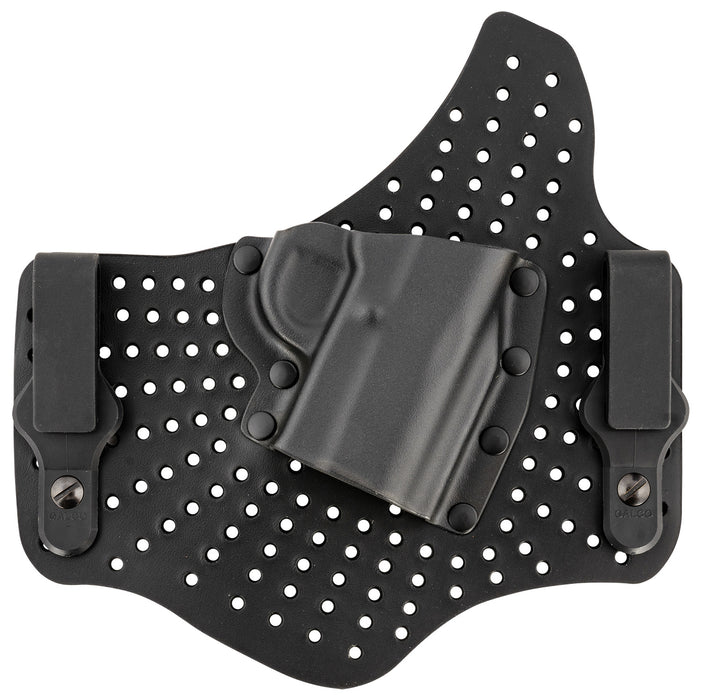 Galco KA212B KingTuk Air IWB Black Kydex/Leather Fits 1911 5", UniClip/Stealth Clip, Right Hand