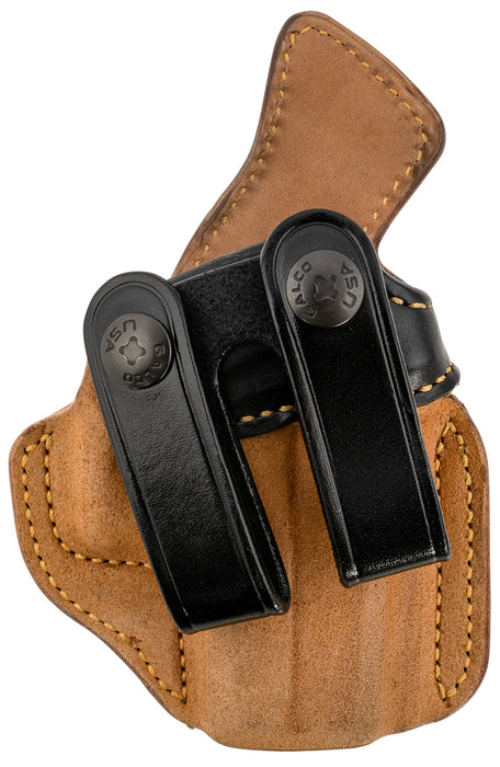 Galco RG800BRB Royal Guard  IWB Natural/Black Horsehide, Fits G43, Belt Loop, Right Hand