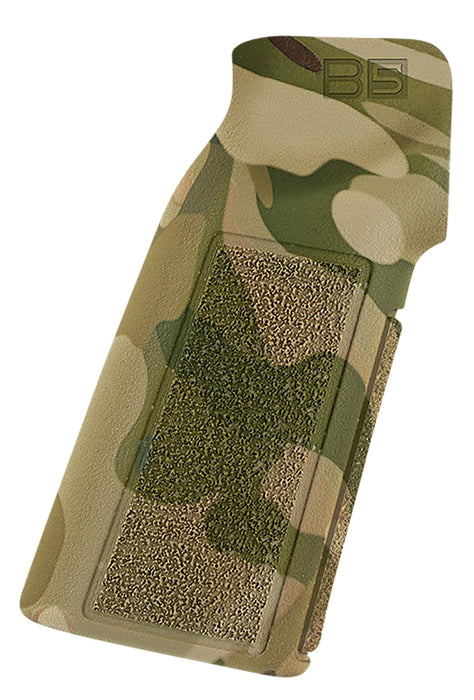 B5 Systems PGR1471 Type 22 P-Grip  Multi-Cam Aggressive Textured Polymer, Increased Vertical Grip Angle with No Backstrap, Fits AR-Platform