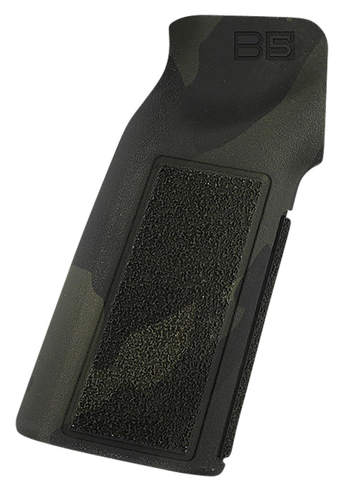 B5 Systems PGR1473 Type 22 P-Grip  Black Multi-Cam Aggressive Textured Polymer, Increased Vertical Grip Angle with No Backstrap, Fits AR-Platform