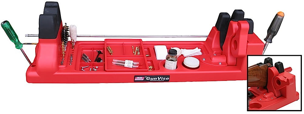 MTM Case-Gard GV30 Gun Vise  Red Plastic Rifle/Shotgun