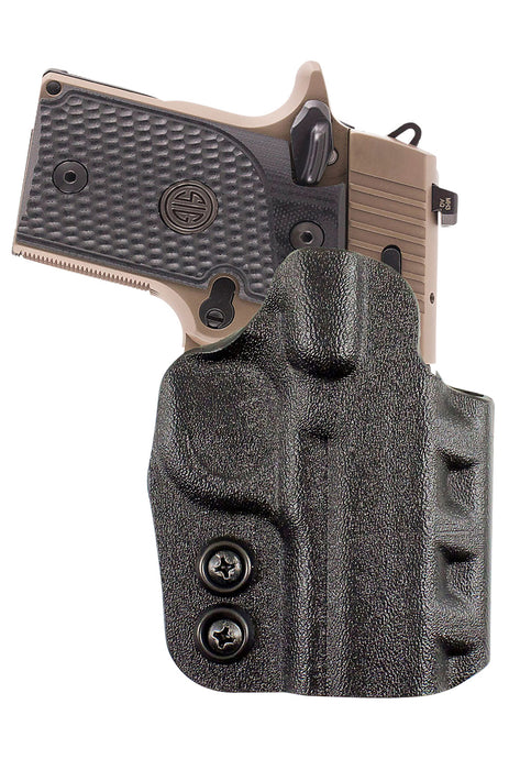 DeSantis Gunhide D94KA1VZ0 Cazzuto  OWB Black Kydex Paddle Fits Springfield SA-35 Right Hand