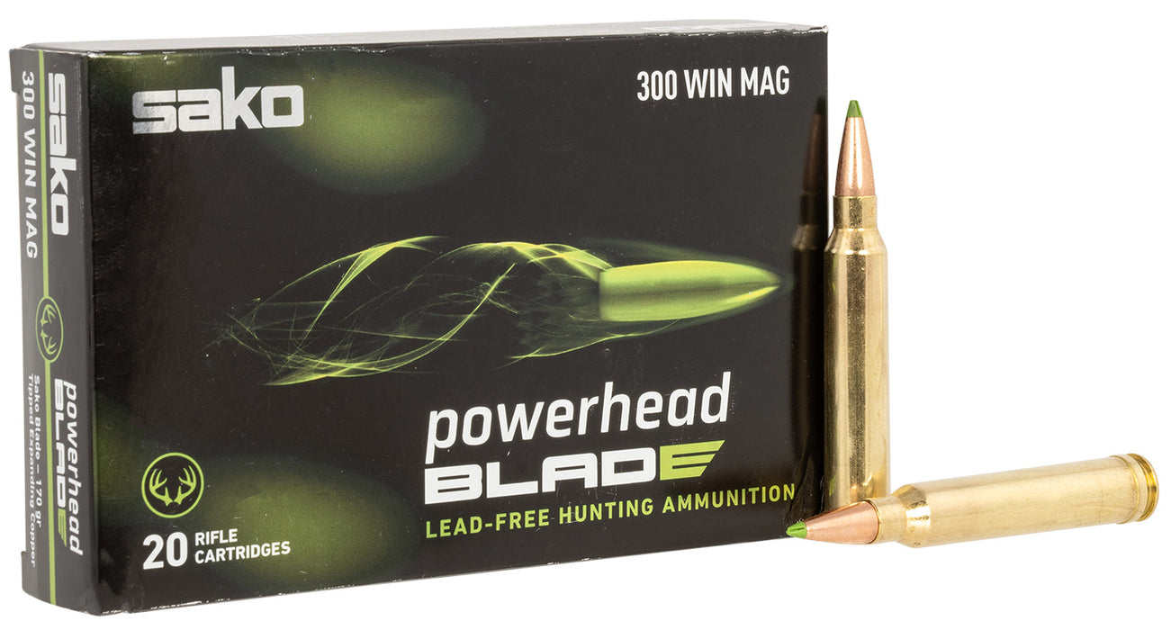 SAKO (TIKKA) JASPHB300WM170B PowerHead Blade 300 Win Mag 170 gr 20 Per Box/ 10 Cs