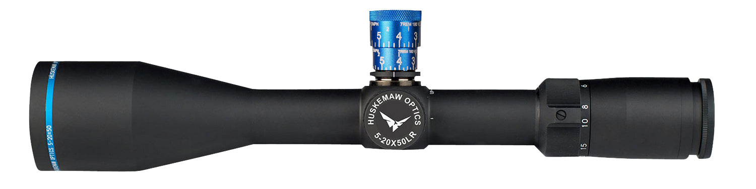 Huskemaw Optics 10212BD Blue Diamond  Black 2-12x44mm 30mm Tube, HuntSmart Reticle