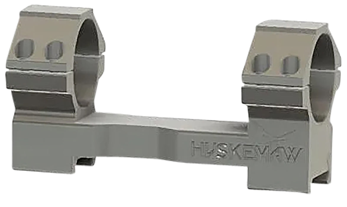 Huskemaw Optics 20CRB Crossfield Scope Mount/Ring Combo Silver 60 MOA