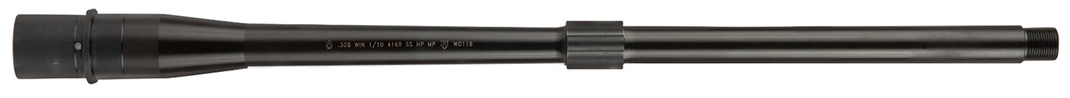 Ballistic Advantage BABL308021PQ Premium Series  308 Win 18" Threaded Hanson Profile, Midlength with Low Pro Gas Block, Black QPQ 4150 Chrome Moly Vanadium Steel, Fits AR-10