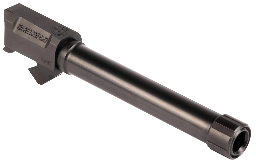 SilencerCo AC859 Threaded Barrel  5" 9mm Luger, Black Nitride Stainless Steel, Fits Sig P226