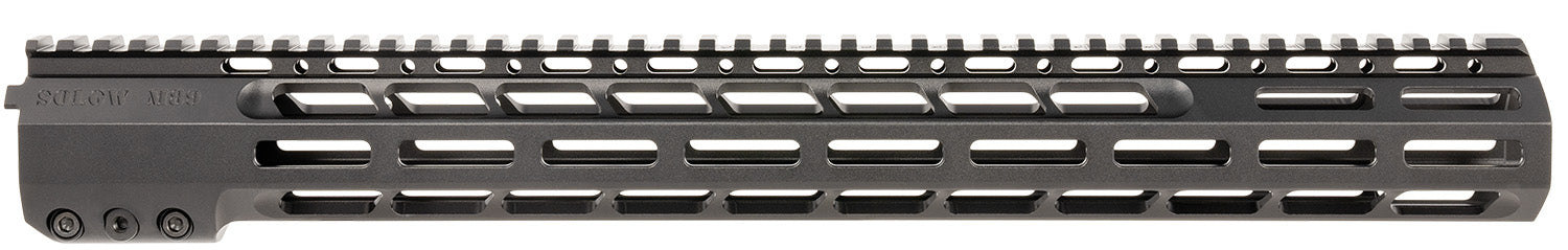 Sons Of Liberty Gun Works M8916.75 M89 Drive Lock Rail 16.75" M-LOK, Black Anodized, Full Length Picatinny Top, Barrel Nut, Fits AR-15