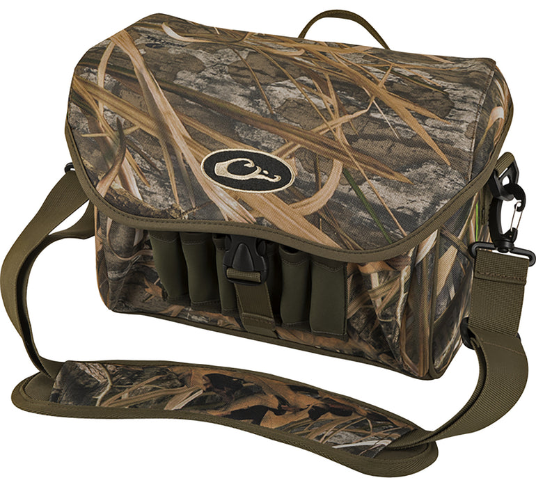 Drake Waterfowl DA1051022 Blind Bag Refuge Mossy Oak Shadow Grass Habitat HD-2 Duffle Bag Zipper Closure