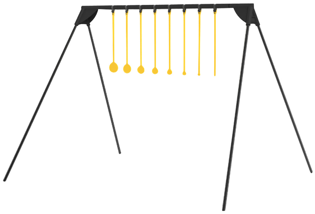 Caldwell 4002310 Challenge Target Rimfire KYL Black/Yellow AR500 Steel Standing Includes 8 Targets