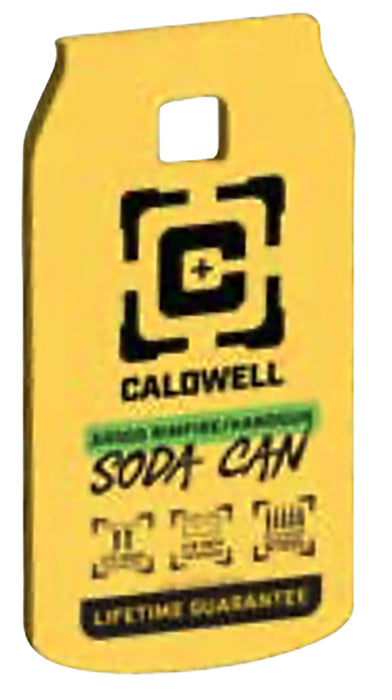 Caldwell 4002314   Rimfire/Handgun Yellow AR500 Steel Soda Can 1/4" Thick