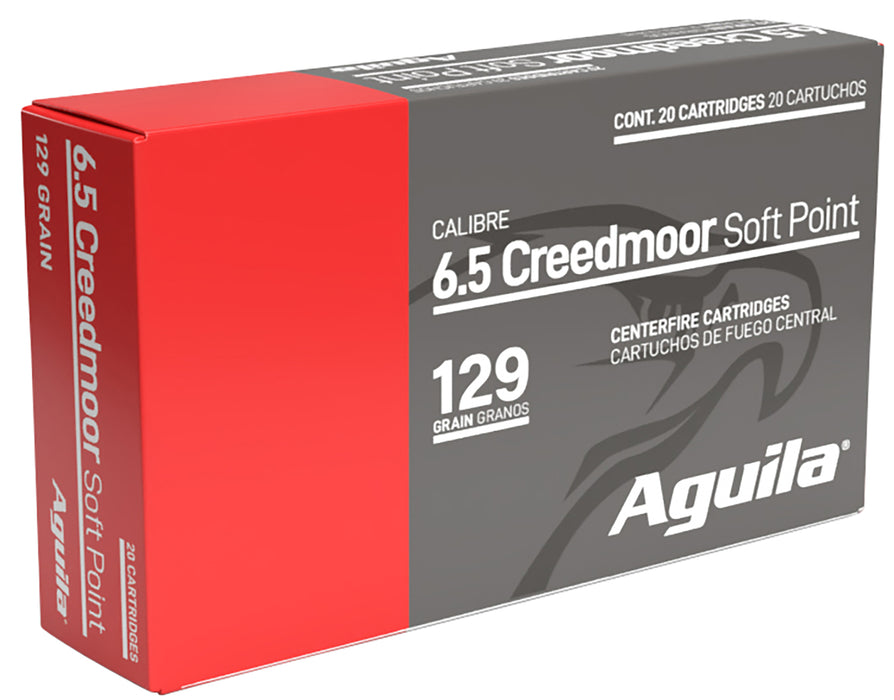 Aguila 81489AG   6.5 Creedmoor 129 gr InterLock Boat Tail Soft Point 20 Per Box/ 10 Case