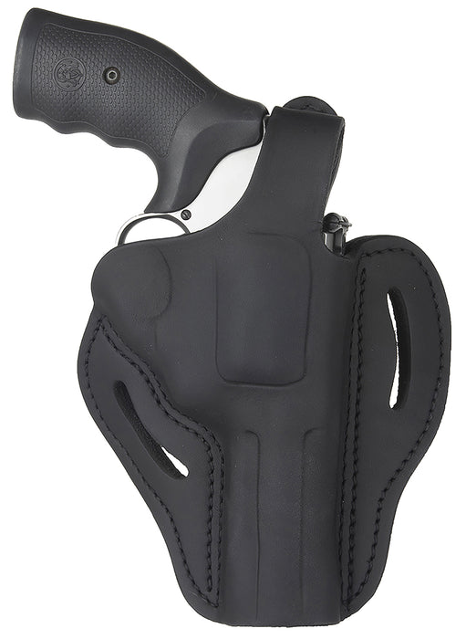 1791 Gunleather RVHX2SBLR RVHX-2  OWB Size 02 Stealth Black Leather Fits Up to 4" Barrel, K/L-Frame, Belt Slide Right Hand