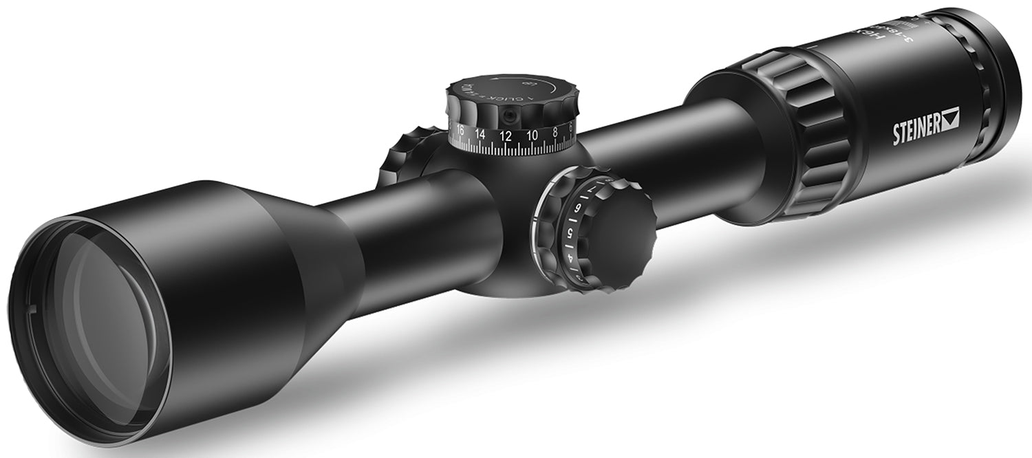 Steiner 8783 H6Xi  Black 3-18x50mm, 30mm Tube, Illuminated STR-MIL Reticle