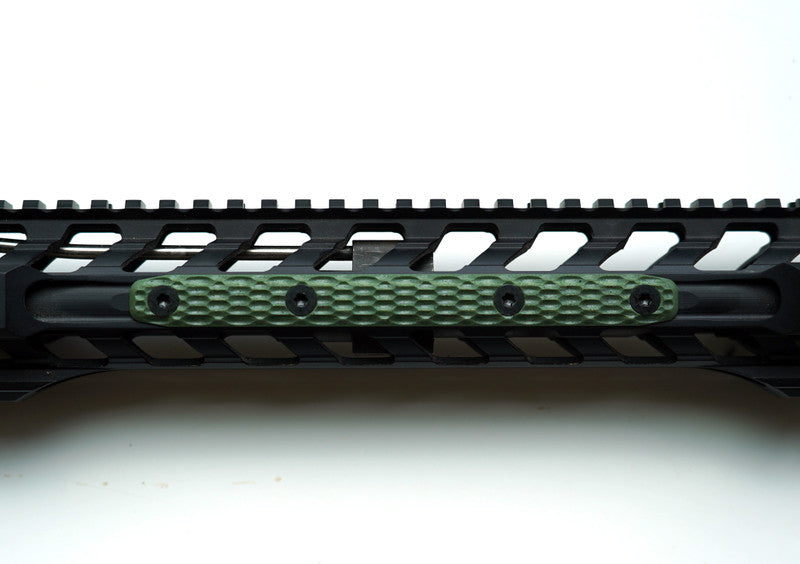 Mechforce G10 MLOK Rail Cover, 4 Slot, OD Green (2 PACK)