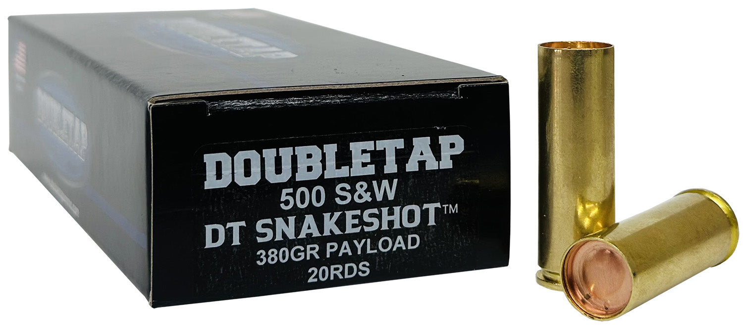 DoubleTap Ammunition 500SWSS2 Snake Shot  500 S&W Mag 380 gr 20 Per Box/ 25 Case