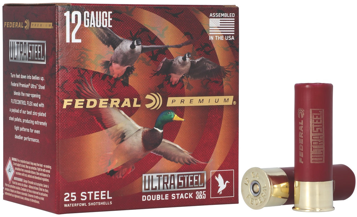 Federal PWUX14235 Premium  12Gauge 3" 1 1/4 oz 3/5 Shot 25 Per Box/10 Cs