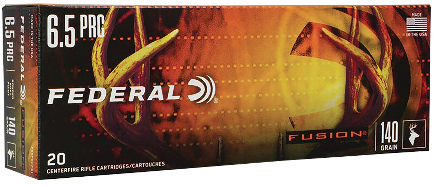 Federal F65PRCTFS1 Fusion  6.5 PRC 140 gr 20 Per Box/ 10 Case