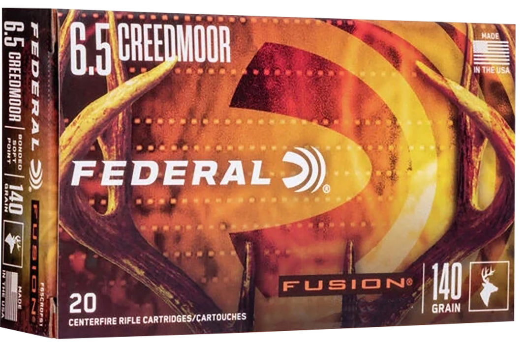 Federal F65CRDTFS1 Fusion  6.5 Creedmoor 140 gr 20 Per Box/ 10 Case