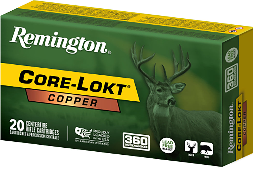 Remington Ammunition R20061   360 Buckhammer 160 gr Core Lokt Tipped 20 Per Box/ 10 Case