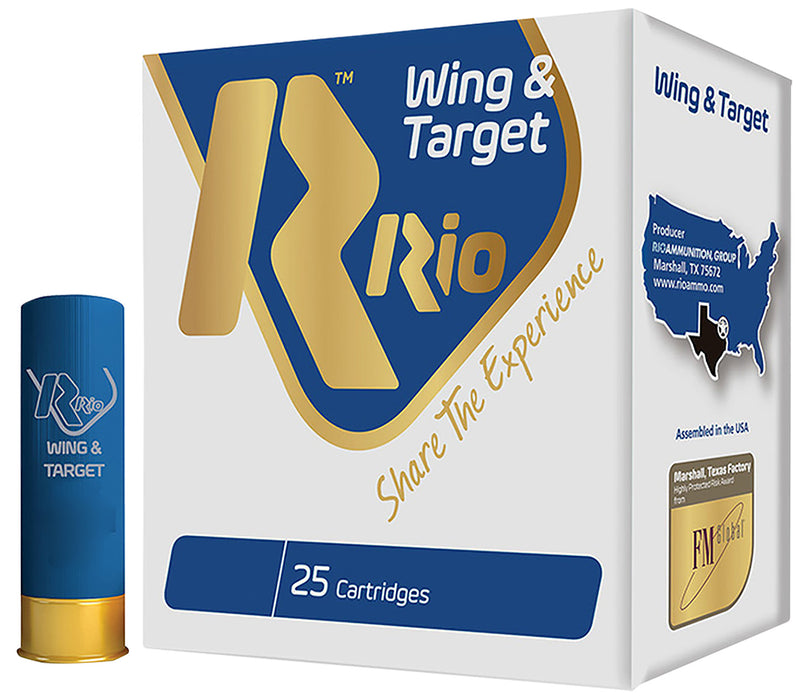 Rio Ammunition WT288 Wing & Target 12Gauge 2.75" 1oz 8Shot