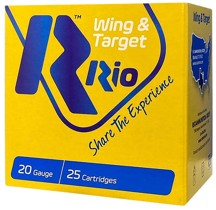 Rio Ammunition WT208 Wing & Target 20Gauge 2.75" 7/8oz 8Shot