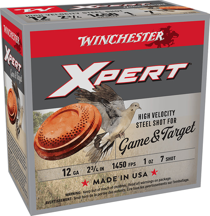 Winchester Ammo WE12GTHV7 Xpert Game & Target 12 Gauge 2.75" 1 oz 7 Shot 25 Per Box/ 10 Case