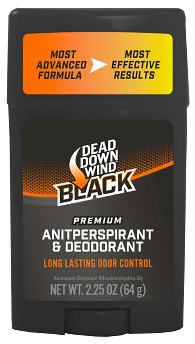 Dead Down Wind 1235 Antiperspirant & Deodorant Black Premium Odor Eliminator 2.25 oz Stick