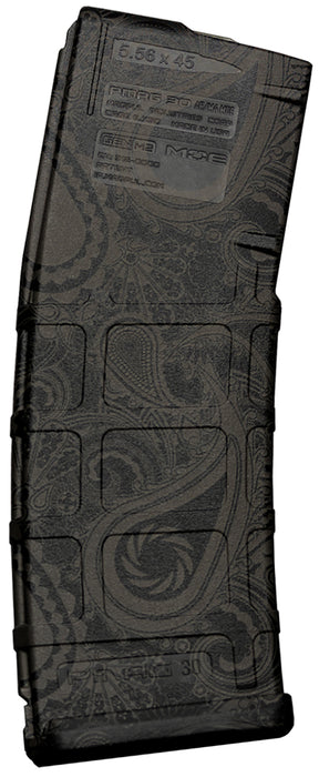 Weapon Works 228099 PMAG GEN M2 MOE 30rd Fits AR/M4 Laser Paisley Polymer