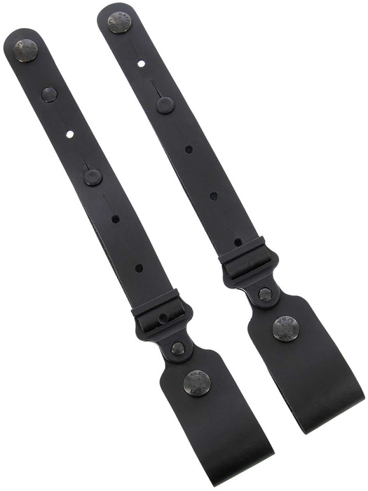 Galco MC2TDB Horizontal Shoulder System Tie Down Set 2.0 Black Full Grain Leather Ambidextrous