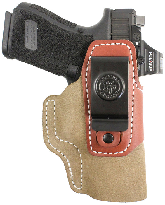 DeSantis Gunhide 215NJE1Z0 Transit  IWB Natural Kydex/Leather Belt Clip Glock 26/27/33 Ambidextrous