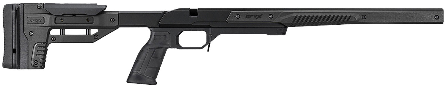 Mdt Sporting Goods Inc 106018-BLK Oryx Sportsman Black Aluminum Remington 700/ Short Action 32.25"