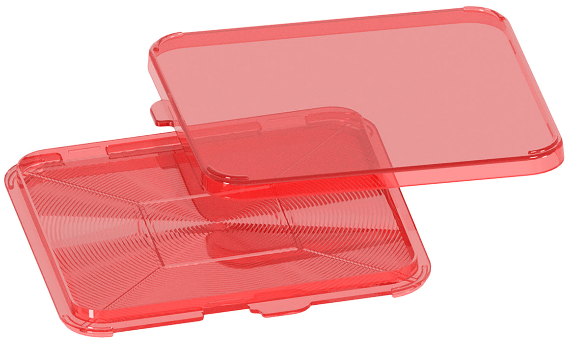 MTM Case-Gard PFS Primer Flipper Square  Red Plastic