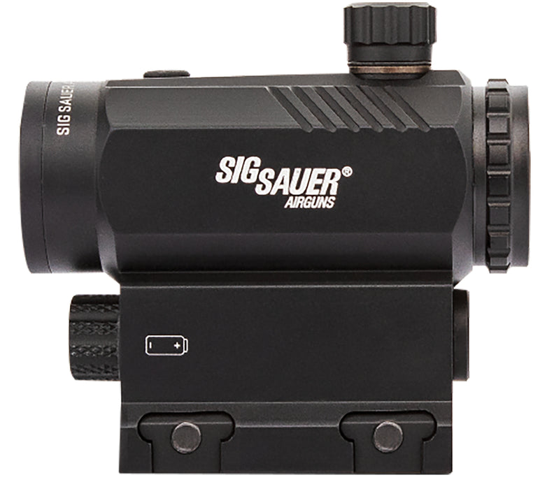 Sig Sauer Airguns AIRR5 AIR R5 Mini Red Dot Sight  Black Anodized 1 x 20mm 3 MOA Red Dot Reticle