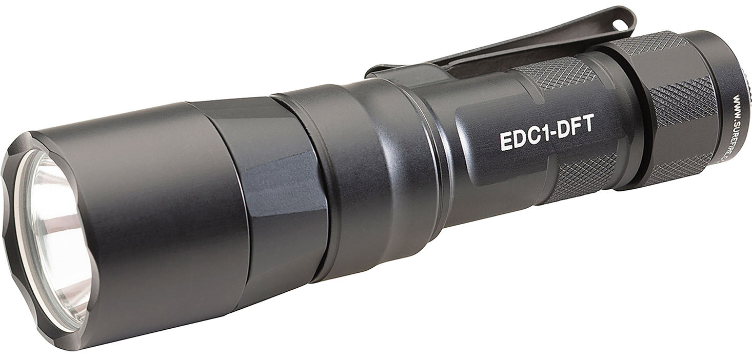 SureFire EDC1DFTBK EDC1-DFT  Black Anodized White LED 25/350/650 Lumens