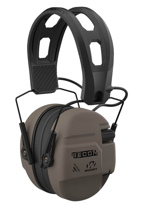 Walker's GWPRECM-FDE Recon Digital Muff Over the Head 26 dB Flat Dark Earth