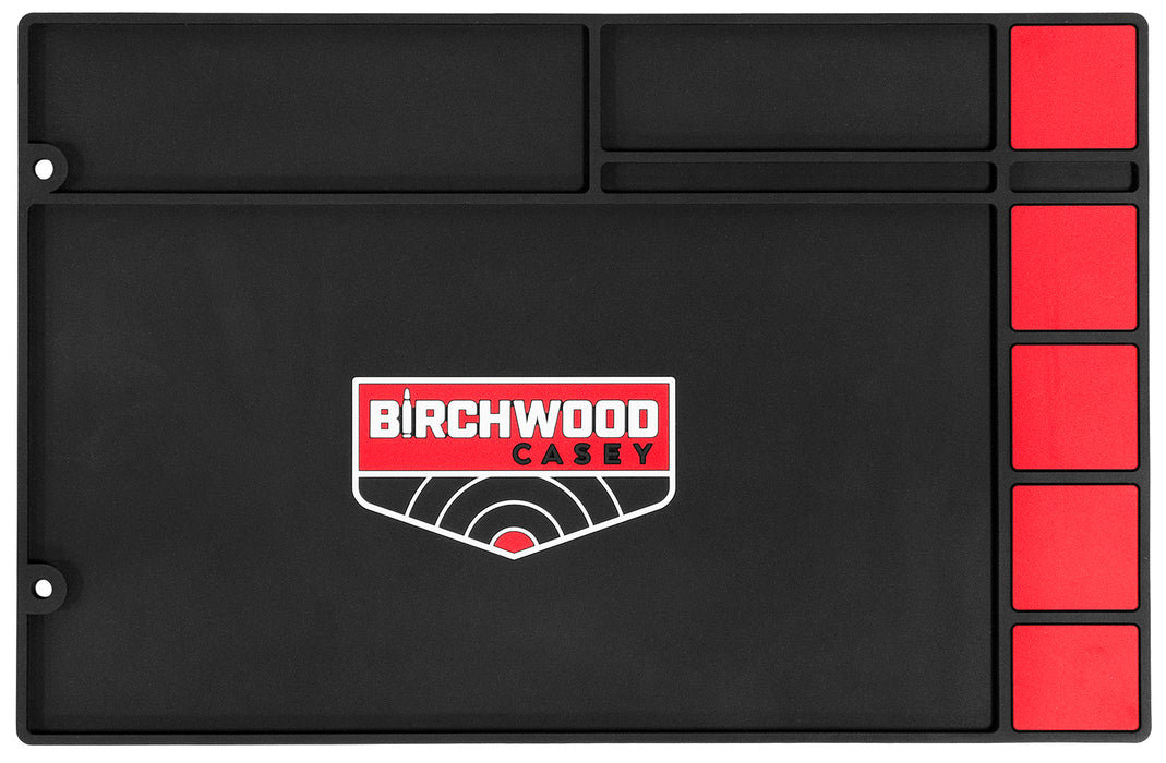 Birchwood Casey 30250 Pistol Cleaning Mat Black/Red Rubber 17" x 11"